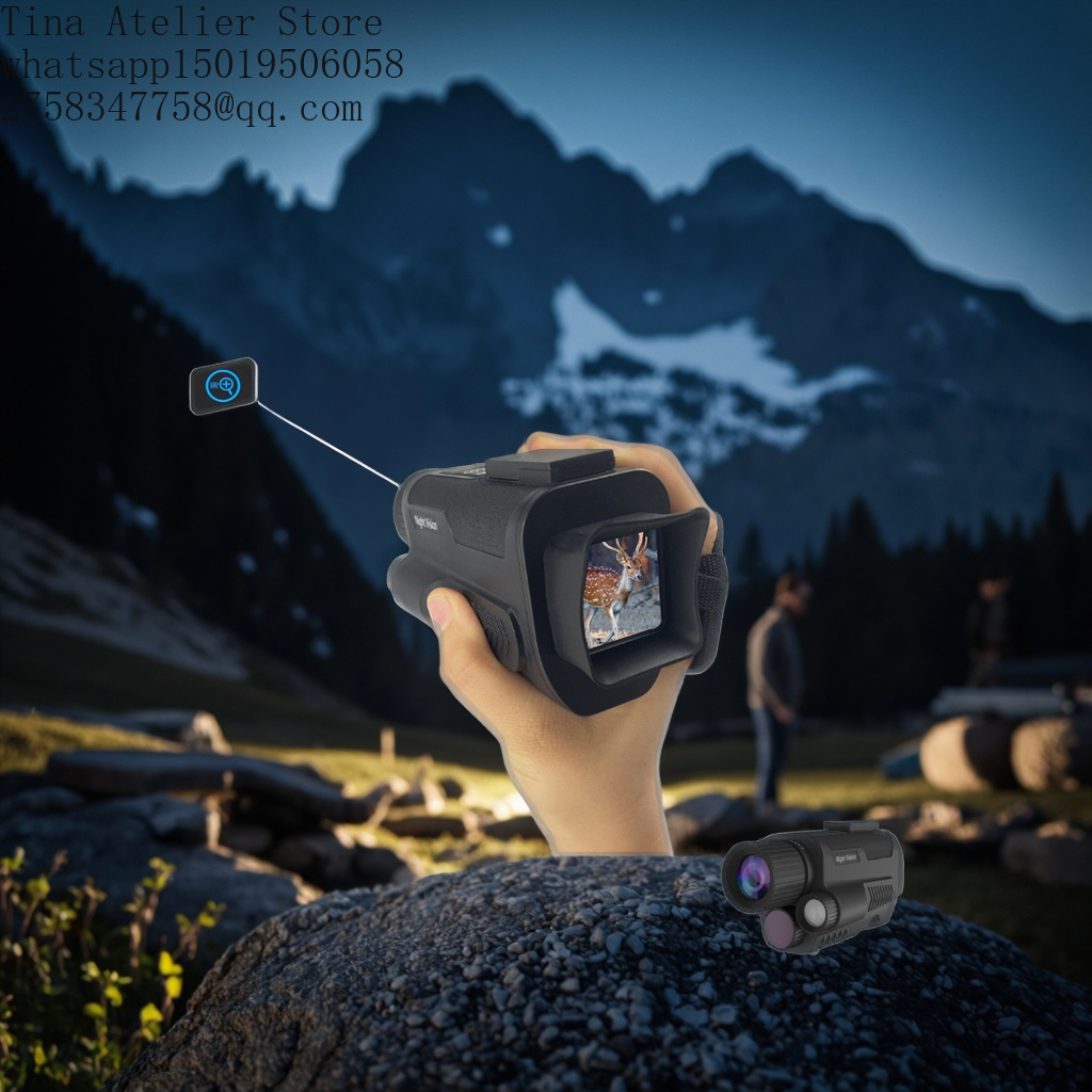 Thermal Scope Night Vision Monocular - Тепловизионный монокуляр Z9001 с 40 МП,