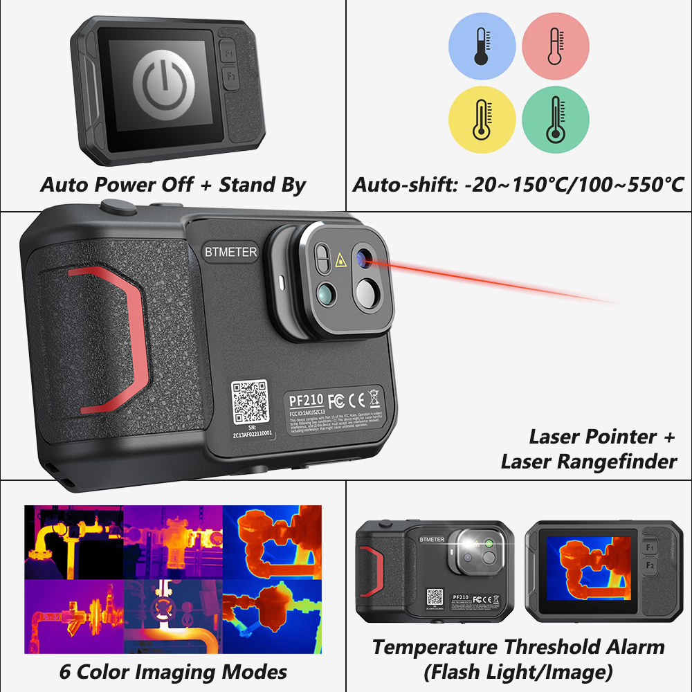 Thermal Imaging Camera 256X192 - Тепловизионная камера 256x192, портативный инфракрасный прибор