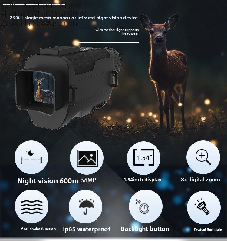 Тепловизионный монокуляр Z9001 – обзор и цена Thermal Scope Night Vision Monocular
