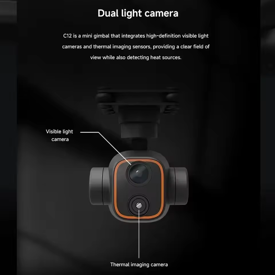 APStoreSkydroid C12 2K HD Тепл – обзор и цена Thermal Imager Drone Gimbal